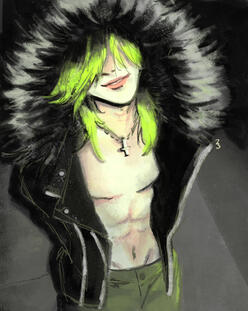 rendered half body