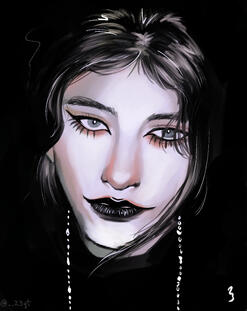 rendered portrait